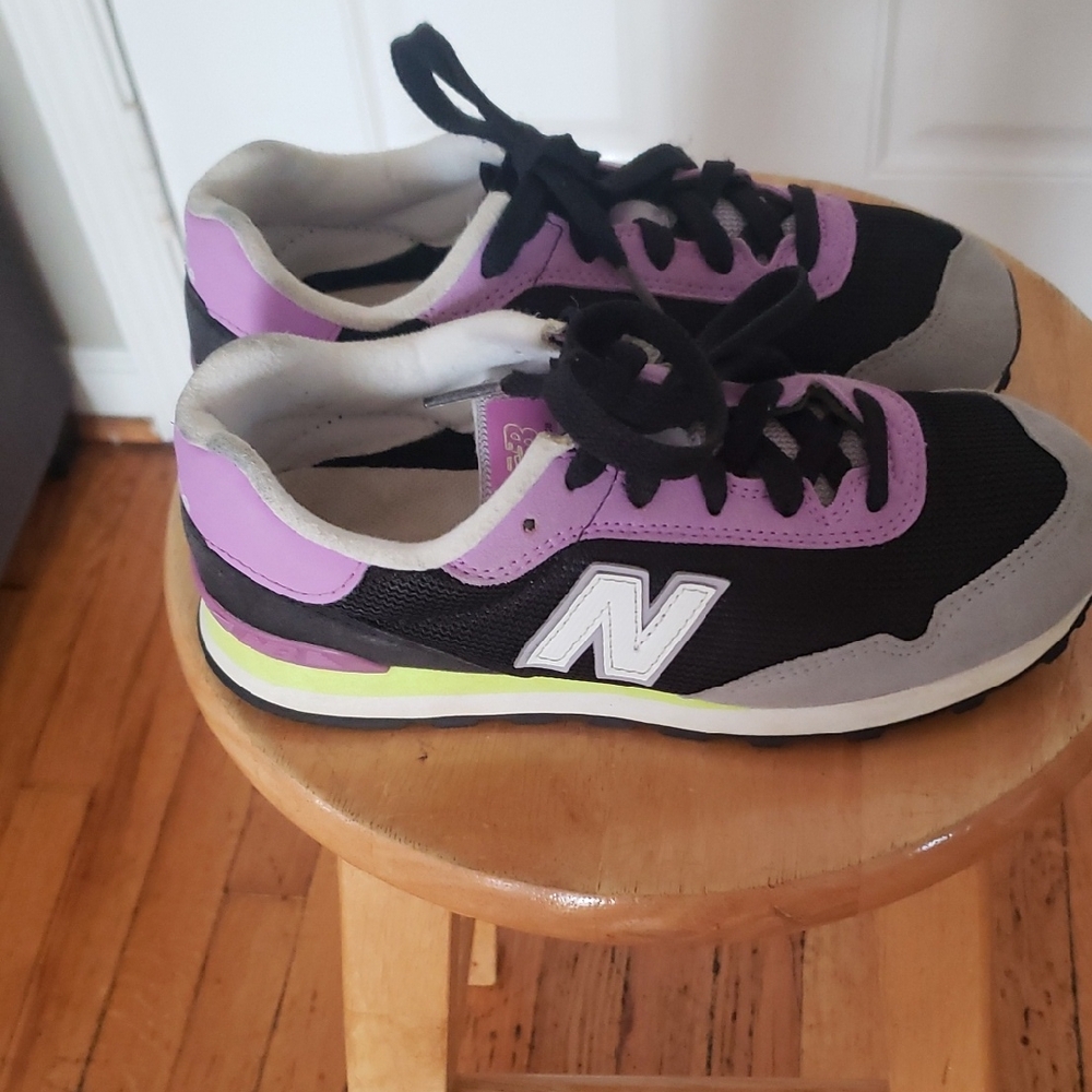 New Balance Purple and Black Sneakers